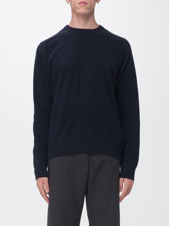 Maison Margiela Maglia girocollo in pura lana vergine con bordi a costine