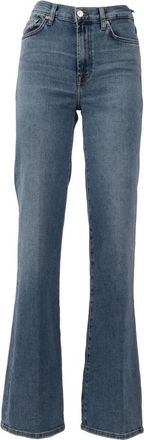 7 For All Mankind Flared Jeans, female, Blue, Size: W30 Modern Dojo Oceanstone Jeans