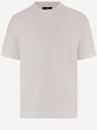 Amiri katoenen T-shirt met logo