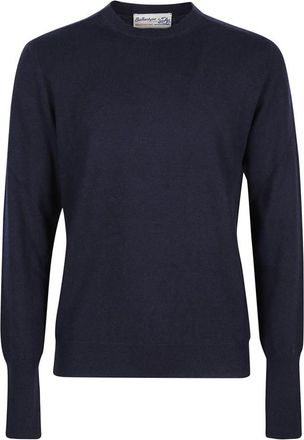 Ballantyne Round-neck Truien - Heren - Ronde hals truien - Blauw - L - Truien & Vesten