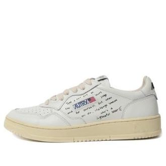 Autry Autry Medalist Low Written - White Black AULM-WL01