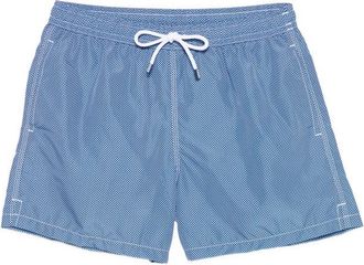 Fedeli Drawstring Pattern Swim Shorts