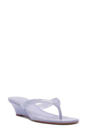 Schutz Roslyn Wedge Sandal in Lavander Sky at Nordstrom, Size 11