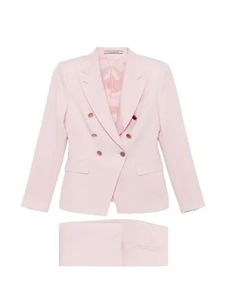 Tagliatore Womens Wool Double-Breasted Suit