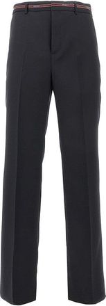 Gucci Cream coloured wool crêpe trousers from $1,108.40 - on
