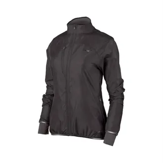 Mizuno Womens Breath Thermo Full Zip Jacket In Magnet