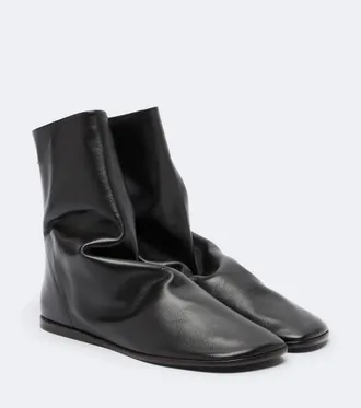 Christophe Lemaire Botines Glove de piel