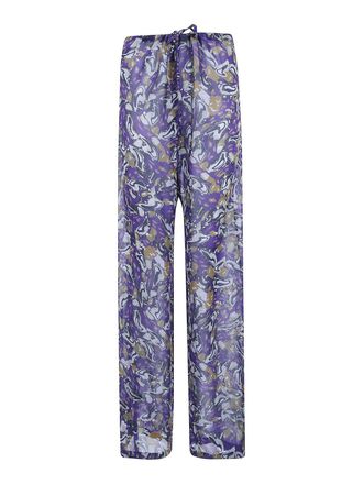 Dries Van Noten Pachas Georgette Trousers