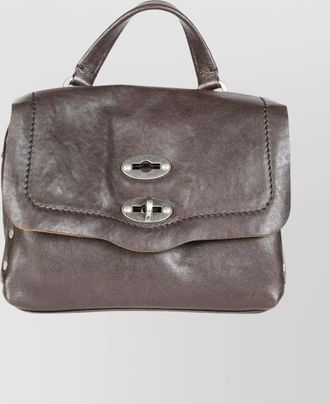 Zanellato structured shoulder bag featuring adjustable strap