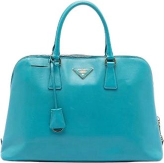 Prada Pre-owned Handbags, female, Blue, Size: ONE SIZE Pre-owned The Promenade