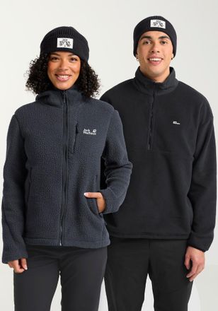 Jack Wolfskin Beanie JACK WOLFSKIN BADGE BEANIE, Damen, Gr. onesize, schwarz, Obermaterial: 100% Poyacryl, M&uuml;tzen Beanie