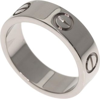 Cartier Love White Gold (18K) Band Ring (Pre-Owned)