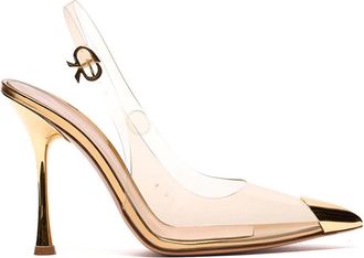 Gianvito Rossi Gold Diana Slingback