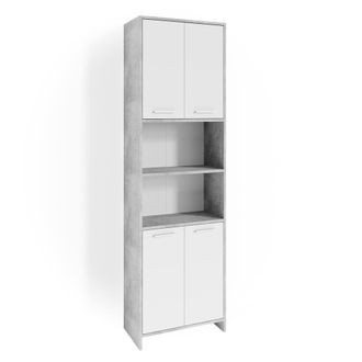 Vicco Armario De Ba&ntilde;o Maris, Hormig&oacute;n, 56.1 X 190 Cm