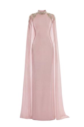Saiid Kobeisy Embellished Crepe Kaftan