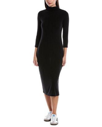 Michael Stars Justine Mock Neck Midi Dress