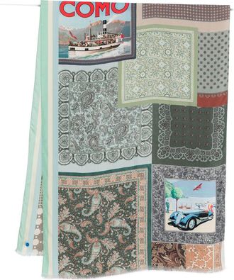 032c Pierre Louis Mascia Silk Printed Scarf