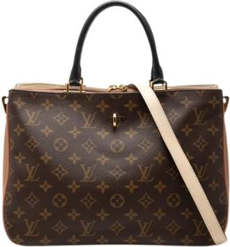 Louis Vuitton Tweedehands Canvas Louis Vuitton tassen - Dames - Vintage Handtas - Bruin - ONE Size - Vintage