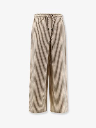 Max Mara Mxmordine cotton and silk trousers - MAX MARA - gender_Woman