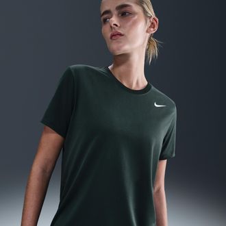 Nike Womens Dri-FIT T-Shirt in Green | DX0687-391