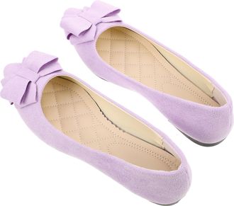 Yardwe Elegant Pointed Toe Flats for Women with Bowknot Comfortable Work and Wedding Shoes Lightweight Dressy Footwear for Party and Daily Wear Stylish Flat 