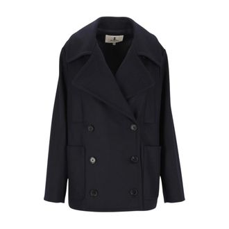 Barena Double-Breasted Coat - Dames - Mantel - Blauw - S - Jassen