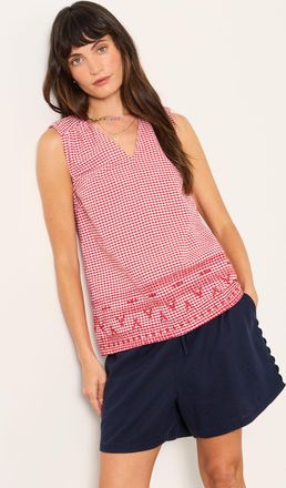 Fat Face FatFace Etta Red Petite Cami