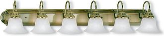 Livex Lighting Livex Belmont 6-Light Antique Brass Bath-Light