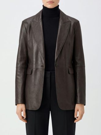 P.A.R.O.S.H. P. A.R. O.S. H. Blazer monopetto in pelle di agnello con rever a lancia