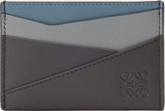 Loewe Mens Puzzle Calfskin Card Holder