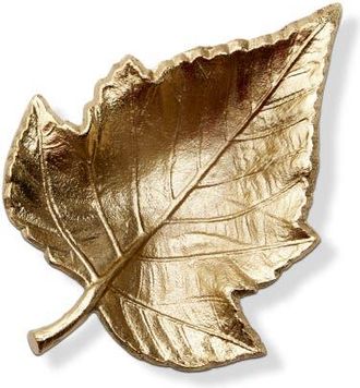 Tag Maple Leaf Decorative Tray and Platter Set Antique Gold at Nordstrom