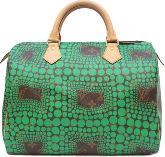 Louis Vuitton Green Vert Monogram Boston Bag (Pre-Owned)