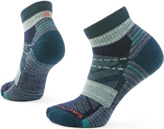 Smartwool Womens Hike Light Cushion Margarita Ankle Socks Green S