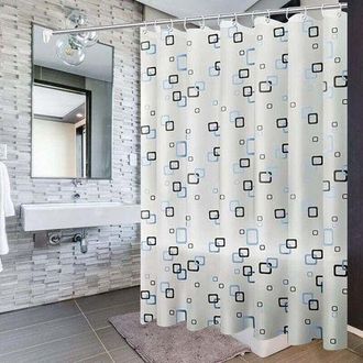 OEM Cortina De Ducha De 200x200 Cm, Con Forro De Ganchos Y Presillas, Antimoho, Antibacteriana, Impermeable Y Lavable, Apta Para Ba&ntilde;os
