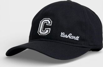 Carhartt Work in Progress Mens Carhartt Canvas C Patch Baseball Cap Black - Size: O/S