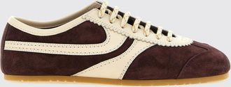 Dries Van Noten Sneakers basse bicolori in pelle liscia e camoscio