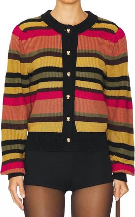 Nation Ltd Carmela Cardigan In Vintage Stripe