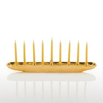 Lunares Nest Menorah in Gold at Nordstrom