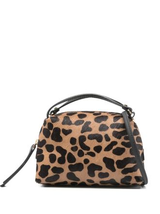Gianni Chiarini Alifa leopard-print tote bag - Brown