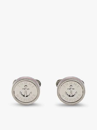Tommy Hilfiger Stainless Steel Signature Nautical Cufflinks