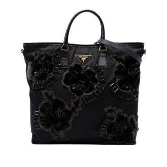 Prada Pre-owned Satchel Bag - Dames - Vintage Shopper - Zwart - ONE Size - Leer - Vintage
