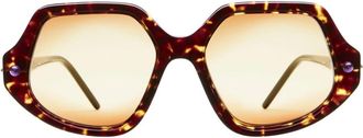 Kuboraum Mask P20 Zonnebrillen - Dames - Zonnebrillen - Bruin - ONE Size - Accessoires