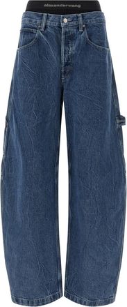 Alexander Wang Blue Boxer insert jeans