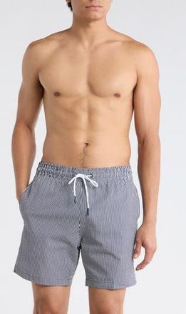 Trunks Surf & Swim Co. Sano 6.5-Inch Swim Shorts in Marine at Nordstrom Rack, Size Medium