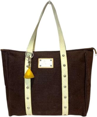 Louis Vuitton Pre-owned Tote Bags, female, Brown, Size: ONE SIZE Pre-owned Antigua Tote Bag