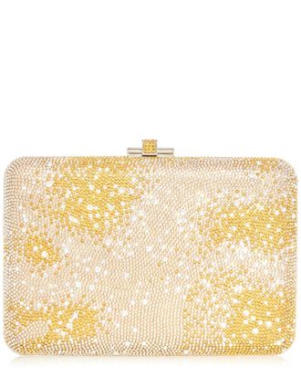 Judith Leiber Slim Crystal Clutch