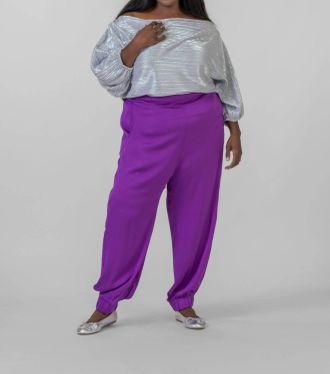 Nouvelle/Silk95Five Mara Joggers - Plus In Violet