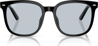 Ray-Ban 57mm Square Sunglasses in Blue Glitter at Nordstrom