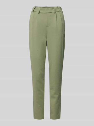 Kaffe Tapered Fit Bundfaltenhose mit Eingrifftaschen Modell jenny in Khaki, Gr&ouml;&szlig;e XXL