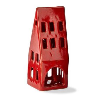 Tag House Tealight Holder Large Red Stoneware Christmas at Nordstrom